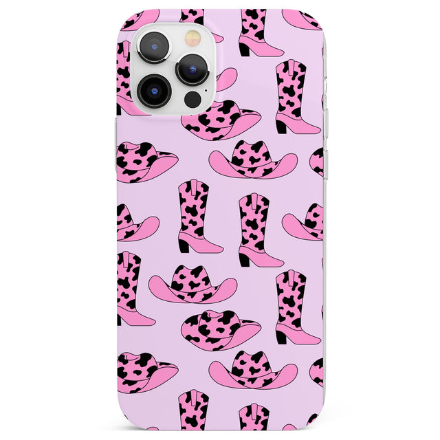 Cow-Girl Pattern Phone Case for iPhone 12 Pro
