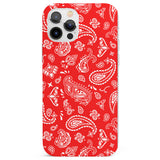 Red Bandana Phone Case for iPhone 12 Pro