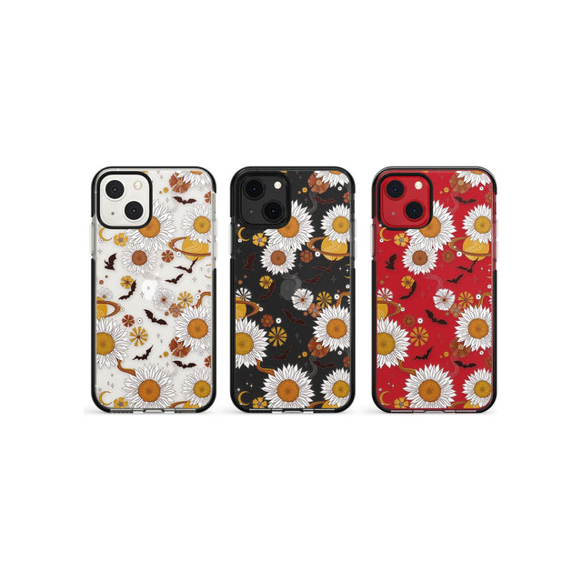 Halloween Skulls and FlowersPhone Case for iPhone 13 Mini