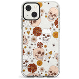 Halloween Skulls and FlowersPhone Case for iPhone 13 Mini