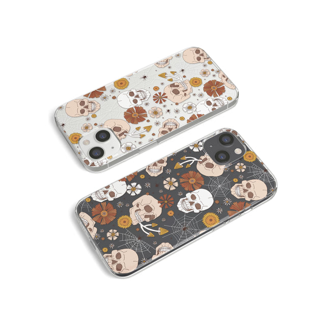 Halloween Skulls and FlowersPhone Case for iPhone 13 Mini