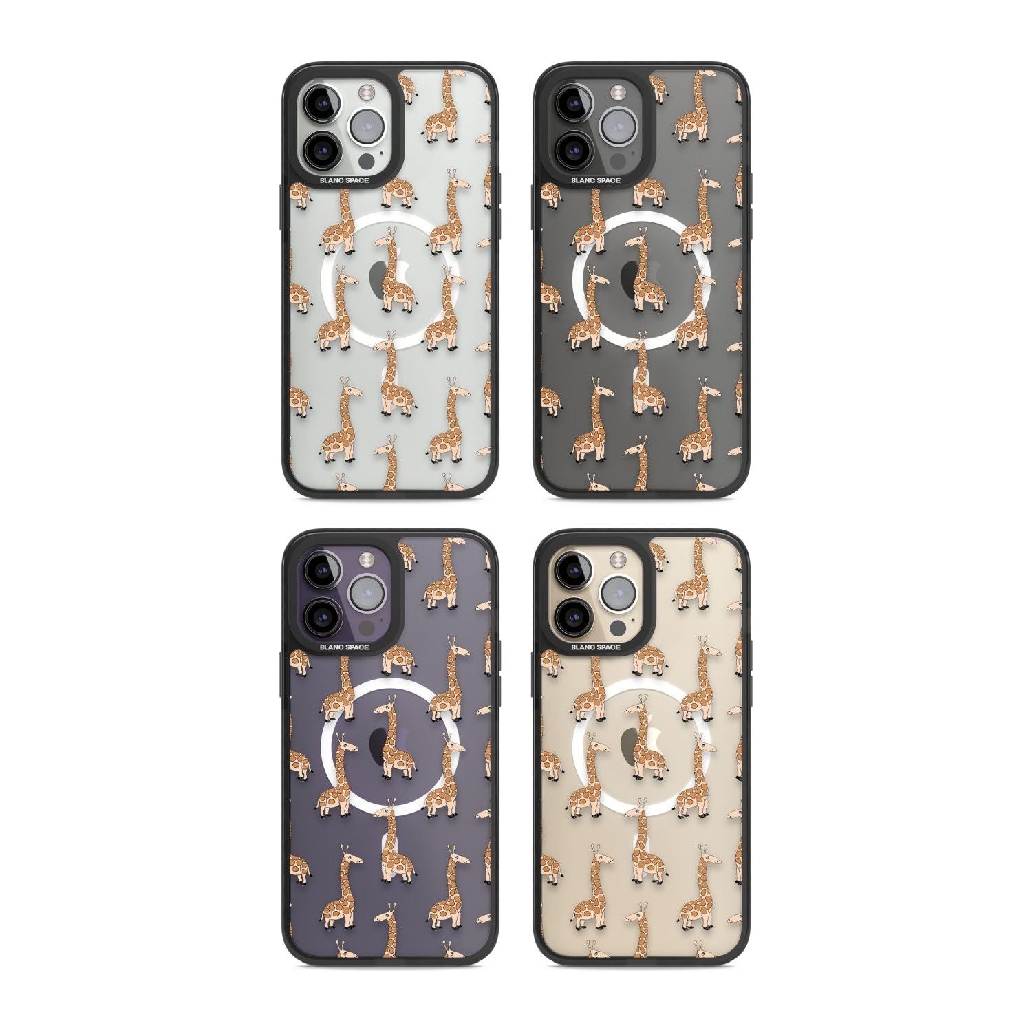 Cute Giraffe Pattern Clear