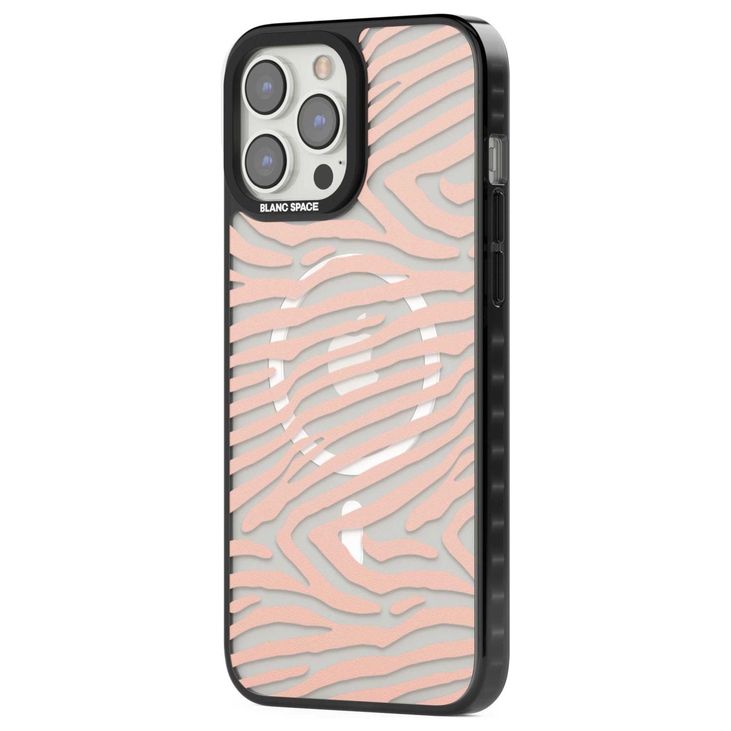 Horizontal Zebra Stripes Transparent Animal Print