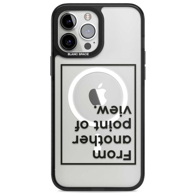 Another Point of View Phone Case iPhone 13 Pro Max / Magsafe Black Impact Case Blanc Space