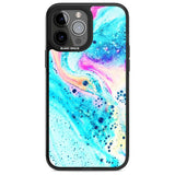 Ocean White Bath Bomb Phone Case iPhone 13 Pro Max / Magsafe Black Impact Case Blanc Space