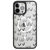 Free the boob (Black) Phone Case iPhone 13 Pro Max / Magsafe Black Impact Case Blanc Space