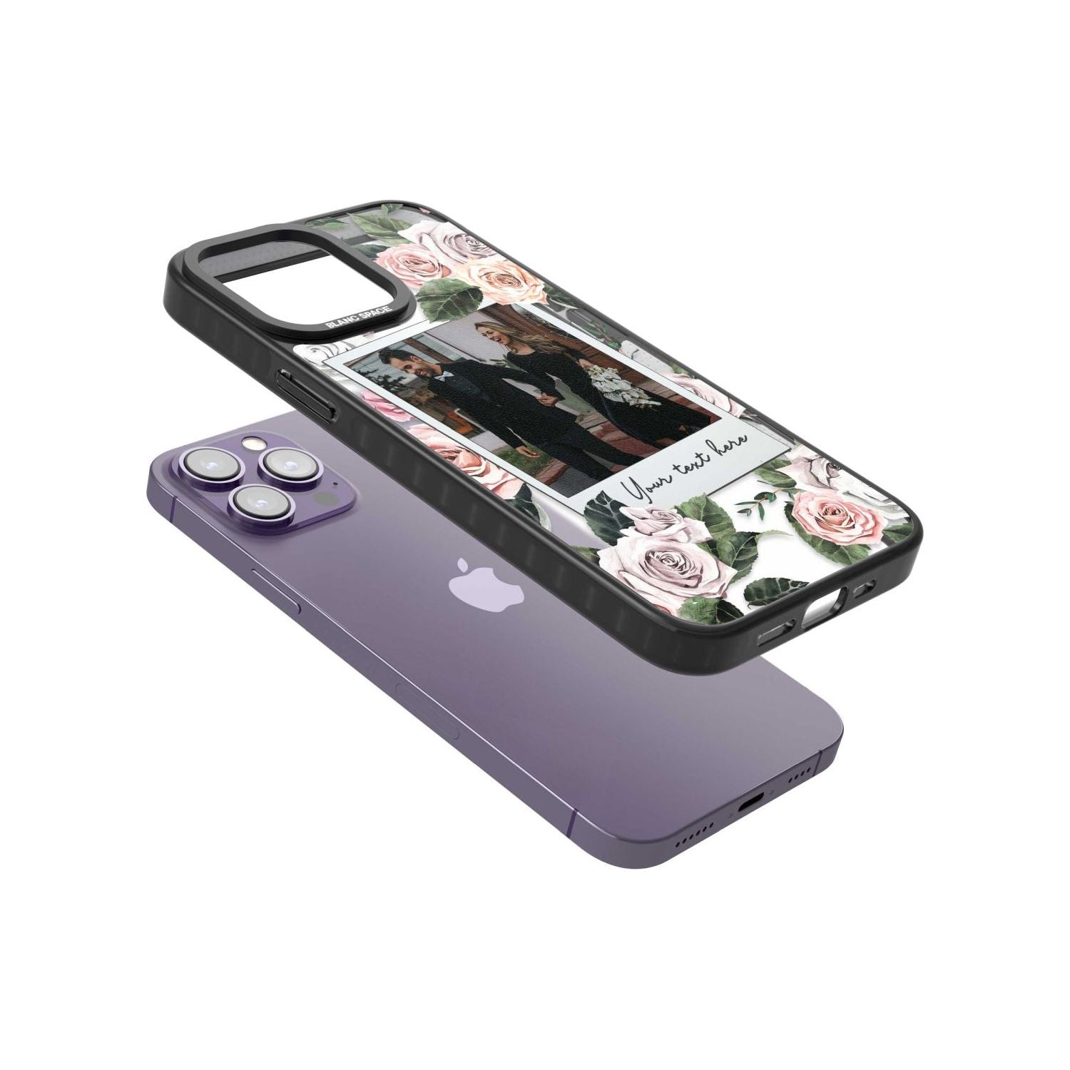 Personalised Floral Instant Film Photo