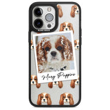 Personalised Cavalier King Charles - Dog Photo Custom Phone Case iPhone 13 Pro Max / Magsafe Black Impact Case Blanc Space