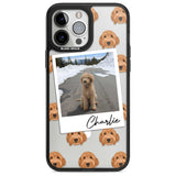 Personalised Personalised Golden Doodle - Dog Photo Custom Phone Case iPhone 13 Pro Max / Magsafe Black Impact Case Blanc Space