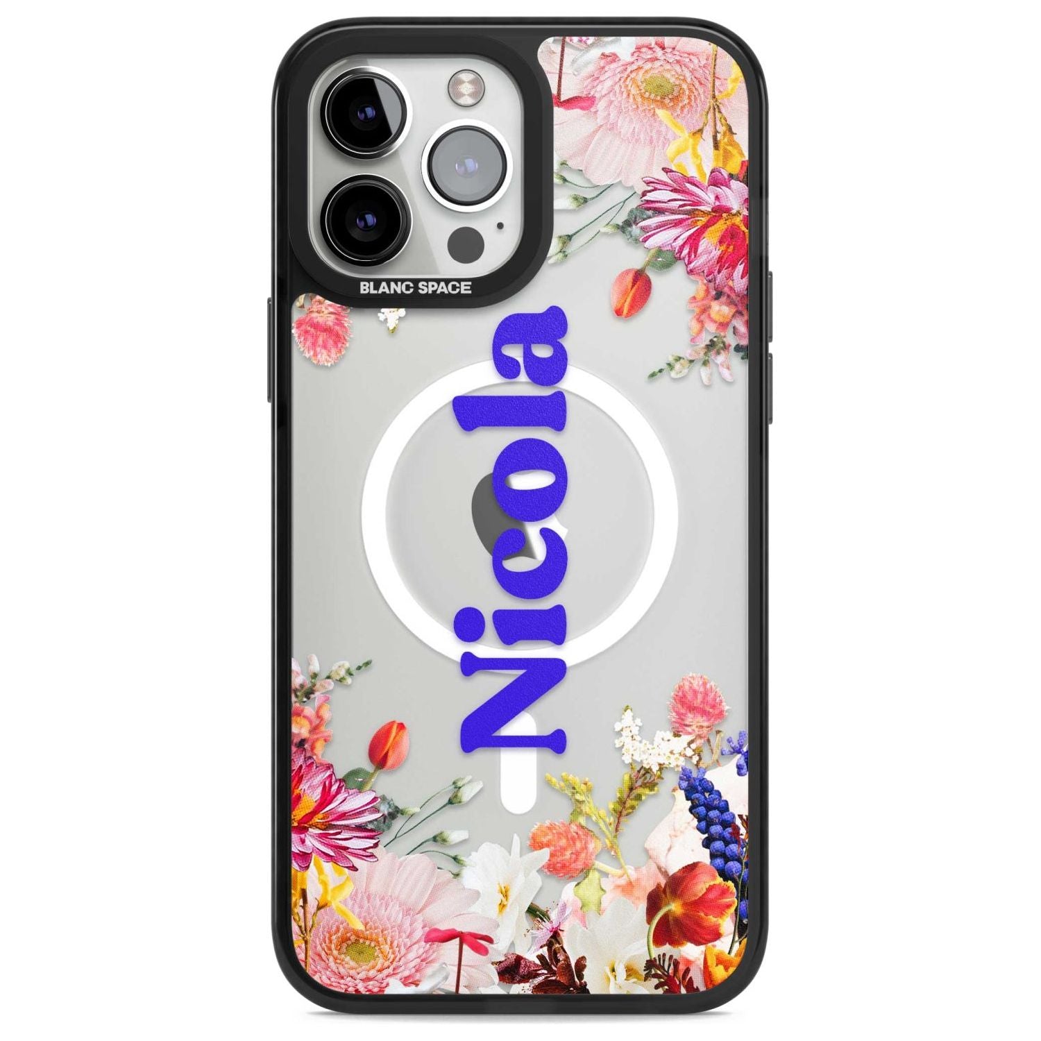 Personalised Text with Floral Borders