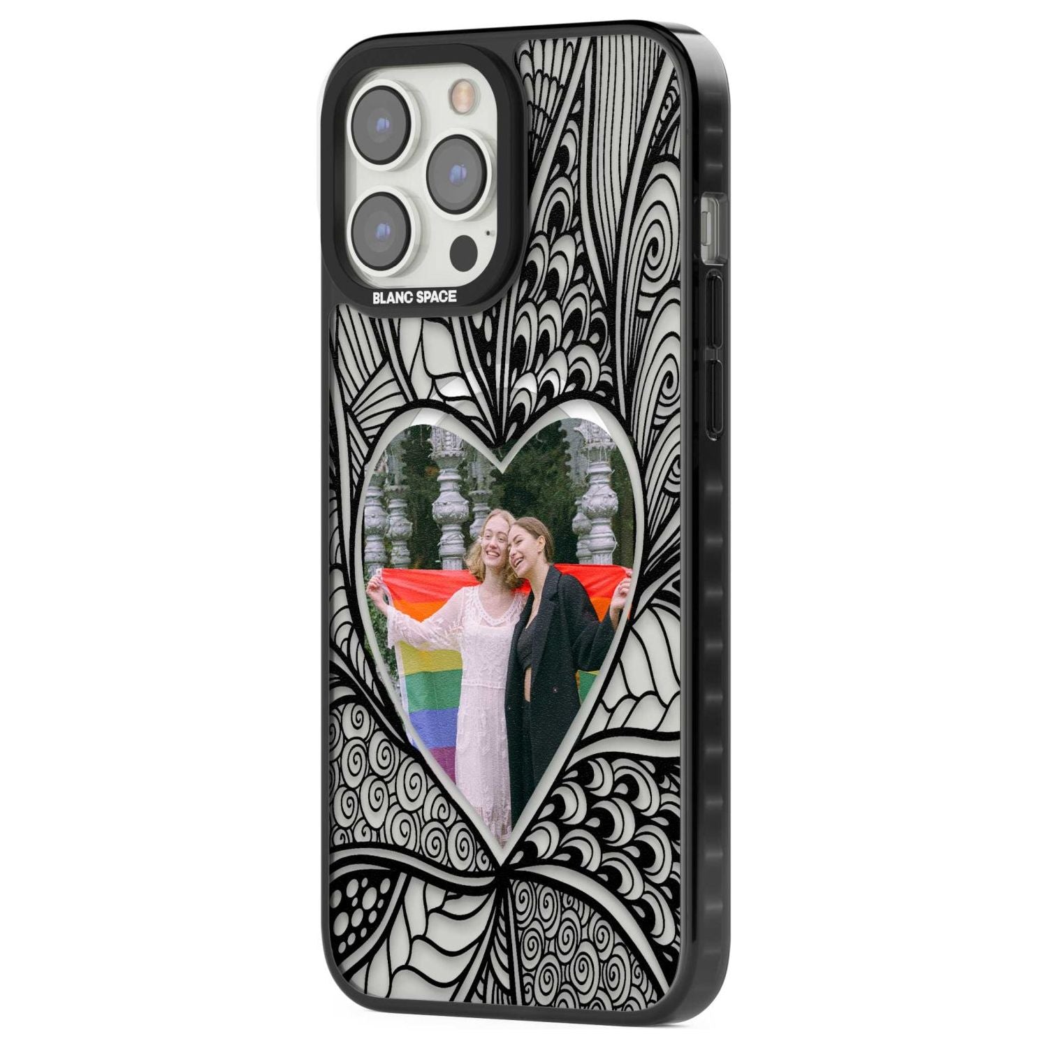 Personalised Henna Heart Photo Case