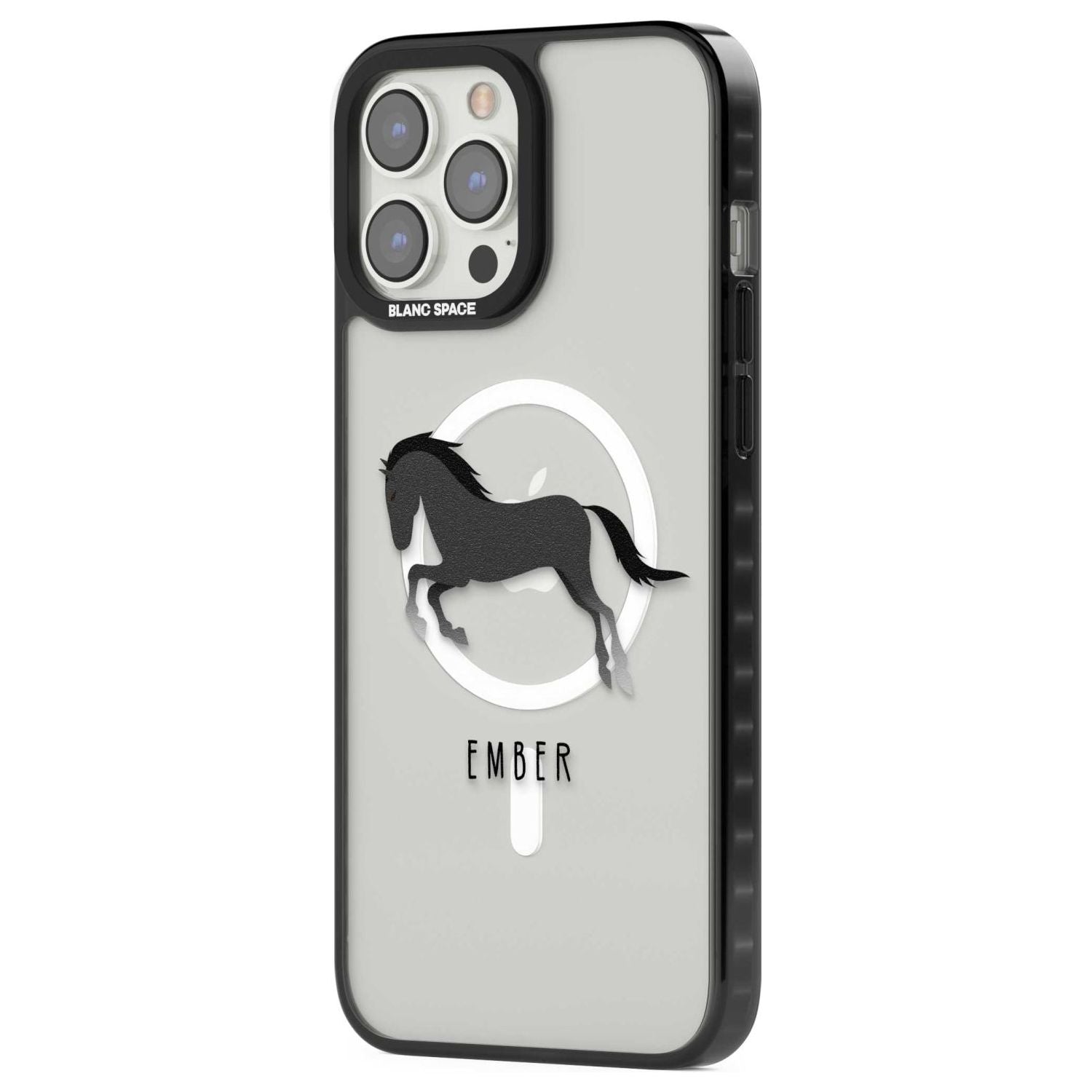 Personalised Black Horse