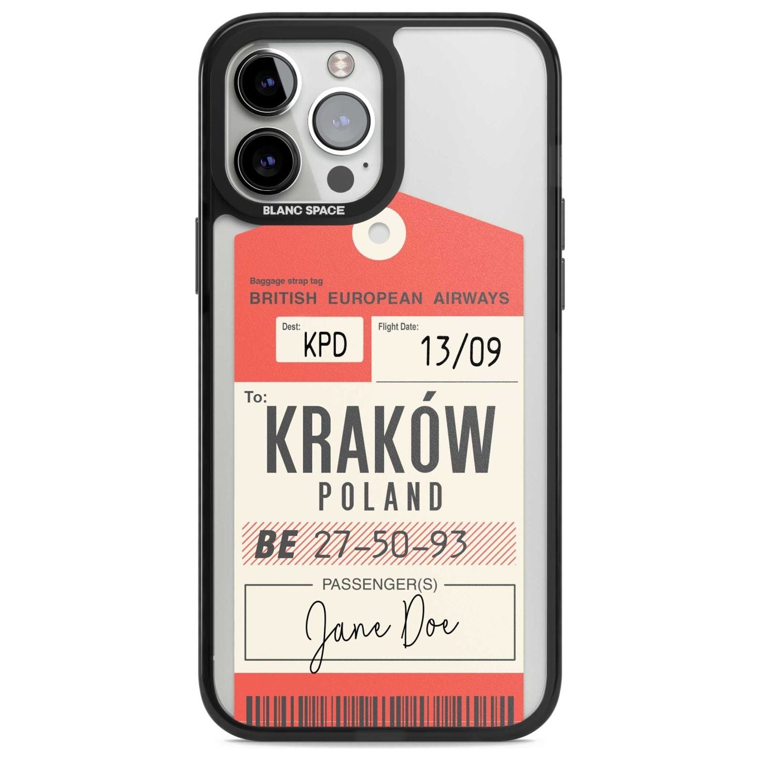 Personalised Vintage BEA Luggage Tag