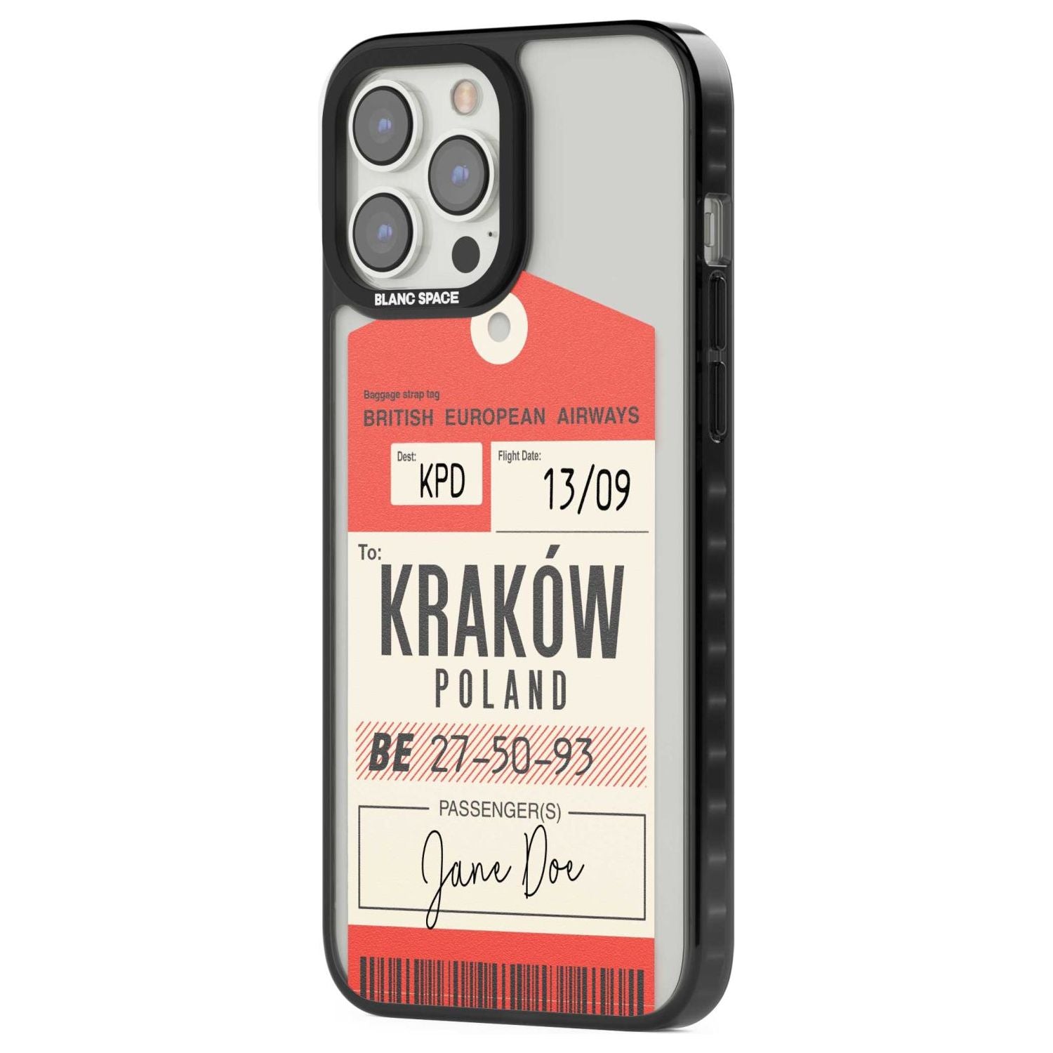 Personalised Vintage BEA Luggage Tag