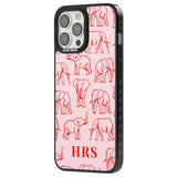 Personalised Red Elephant Outlines on Pink Custom Phone Case iPhone 15 Pro Max / Black Impact Case,iPhone 15 Plus / Black Impact Case,iPhone 15 Pro / Black Impact Case,iPhone 15 / Black Impact Case,iPhone 15 Pro Max / Impact Case,iPhone 15 Plus / Impact Case,iPhone 15 Pro / Impact Case,iPhone 15 / Impact Case,iPhone 15 Pro Max / Magsafe Black Impact Case,iPhone 15 Plus / Magsafe Black Impact Case,iPhone 15 Pro / Magsafe Black Impact Case,iPhone 15 / Magsafe Black Impact Case,iPhone 14 Pro Max / Black Impact