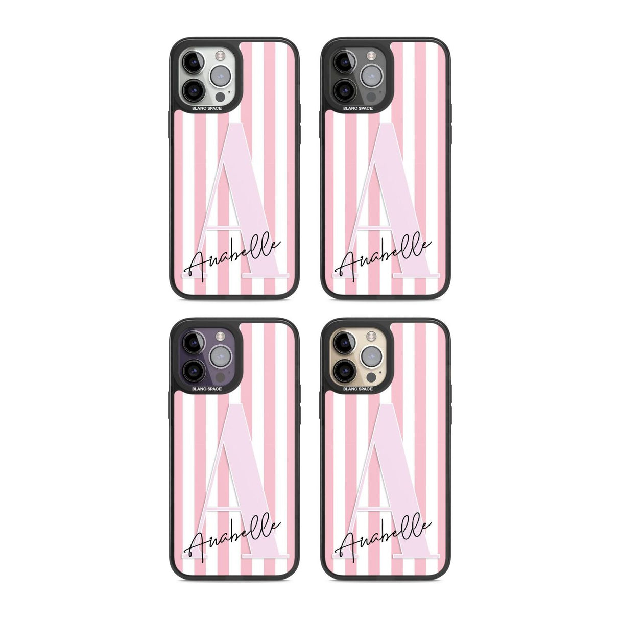 Personalised Pink Stripes & Large Monogram Custom Phone Case iPhone 15 Pro Max / Black Impact Case,iPhone 15 Plus / Black Impact Case,iPhone 15 Pro / Black Impact Case,iPhone 15 / Black Impact Case,iPhone 15 Pro Max / Impact Case,iPhone 15 Plus / Impact Case,iPhone 15 Pro / Impact Case,iPhone 15 / Impact Case,iPhone 15 Pro Max / Magsafe Black Impact Case,iPhone 15 Plus / Magsafe Black Impact Case,iPhone 15 Pro / Magsafe Black Impact Case,iPhone 15 / Magsafe Black Impact Case,iPhone 14 Pro Max / Black Impact