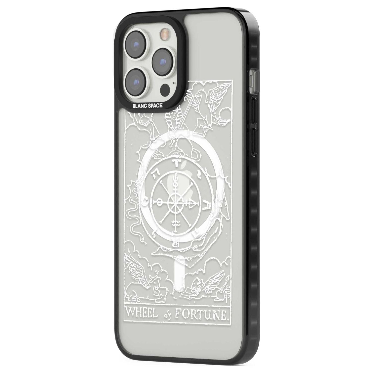 Personalised Wheel of Fortune Tarot Card - White Transparent