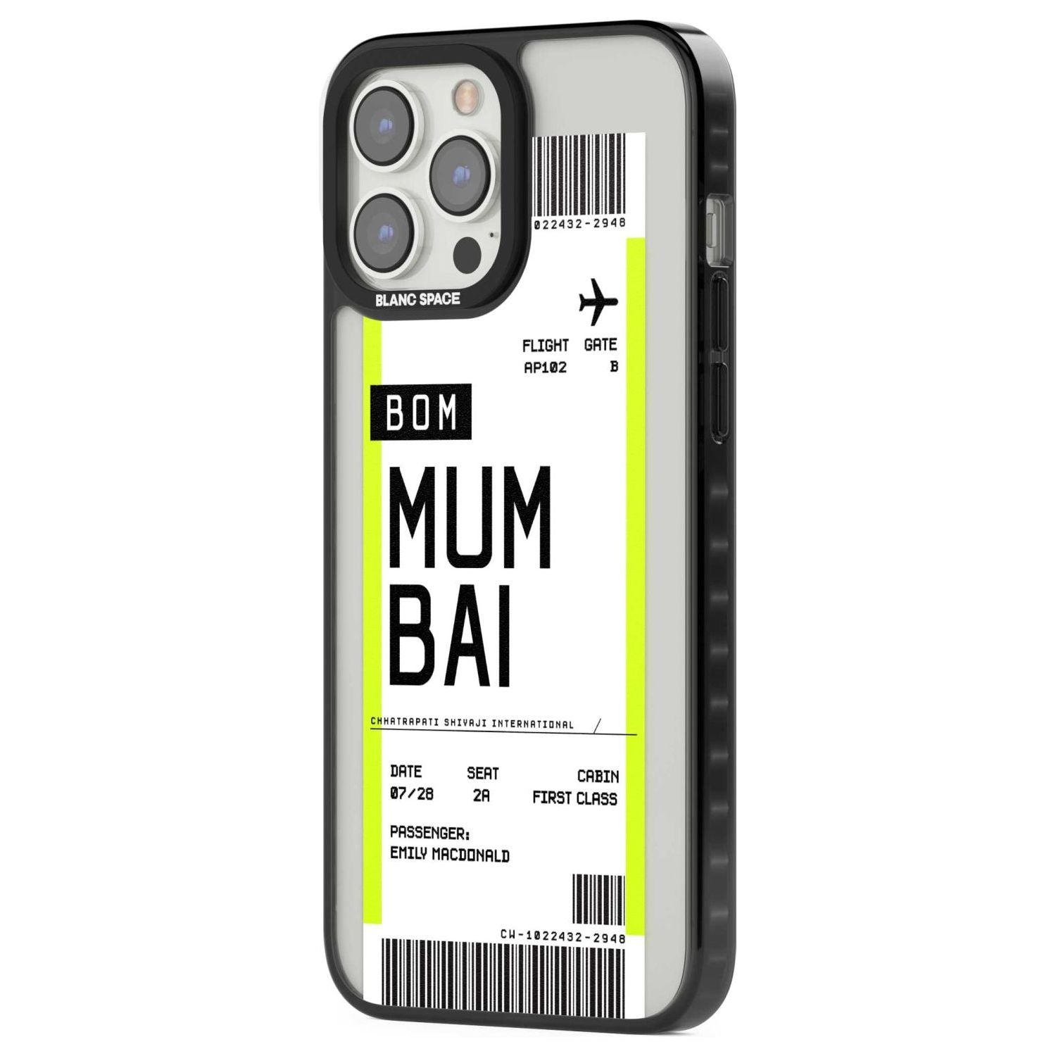 Personalised Mumbai Boarding Pass