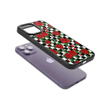 Checkered Pattern & Red Roses Phone Case iPhone 15 Pro Max / Black Impact Case,iPhone 15 Plus / Black Impact Case,iPhone 15 Pro / Black Impact Case,iPhone 15 / Black Impact Case,iPhone 15 Pro Max / Impact Case,iPhone 15 Plus / Impact Case,iPhone 15 Pro / Impact Case,iPhone 15 / Impact Case,iPhone 15 Pro Max / Magsafe Black Impact Case,iPhone 15 Plus / Magsafe Black Impact Case,iPhone 15 Pro / Magsafe Black Impact Case,iPhone 15 / Magsafe Black Impact Case,iPhone 14 Pro Max / Black Impact Case,iPhone 14 Plus