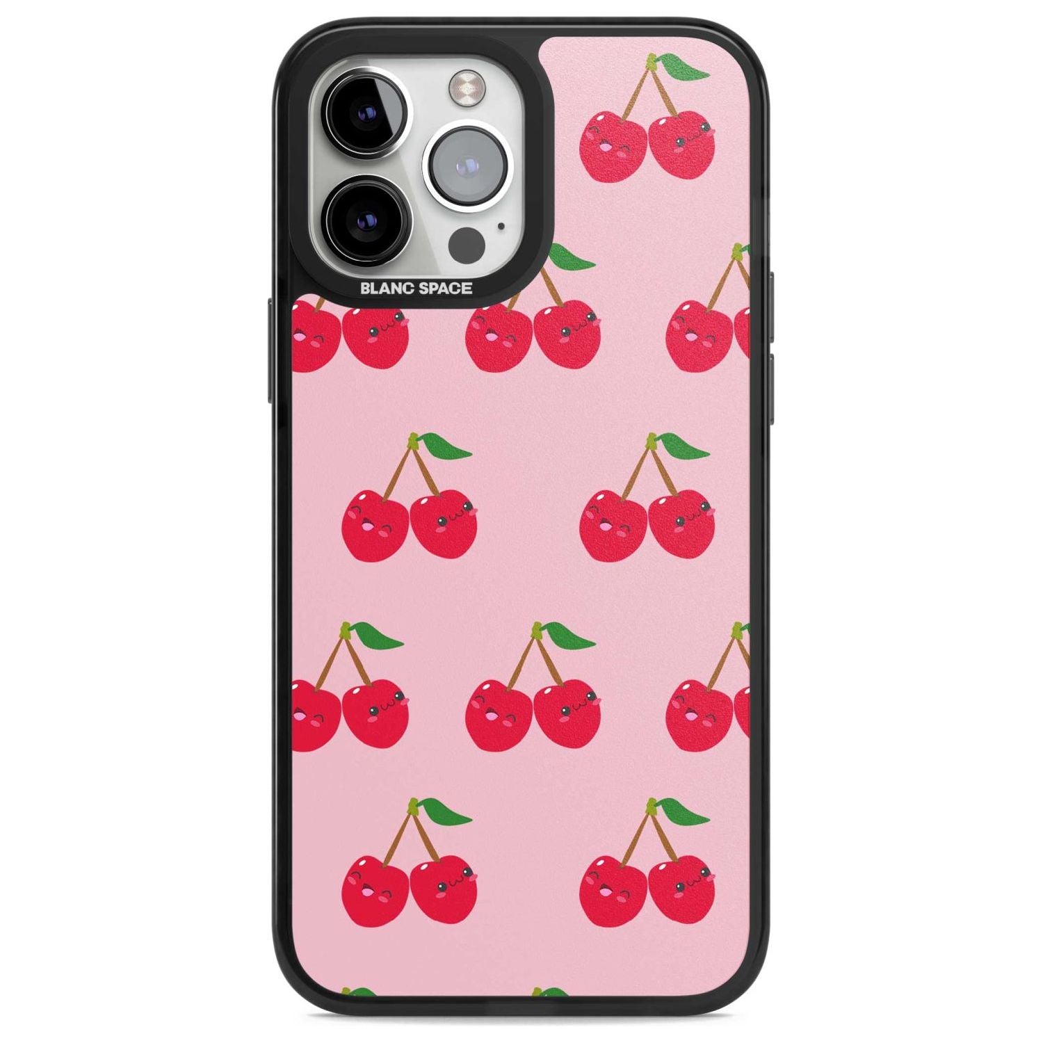 Cheeky Cherry Phone Case iPhone 13 Pro Max / Magsafe Black Impact Case Blanc Space
