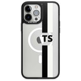 Personalised Clear Text  6A Custom Phone Case iPhone 13 Pro Max / Magsafe Black Impact Case Blanc Space