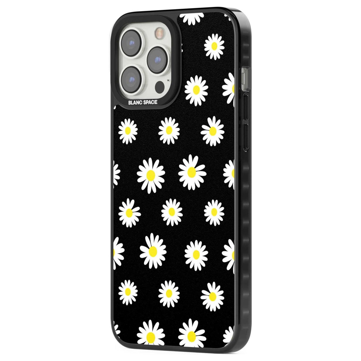 White Daisy Pattern (Black)