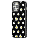 White Daisy Pattern (Black)