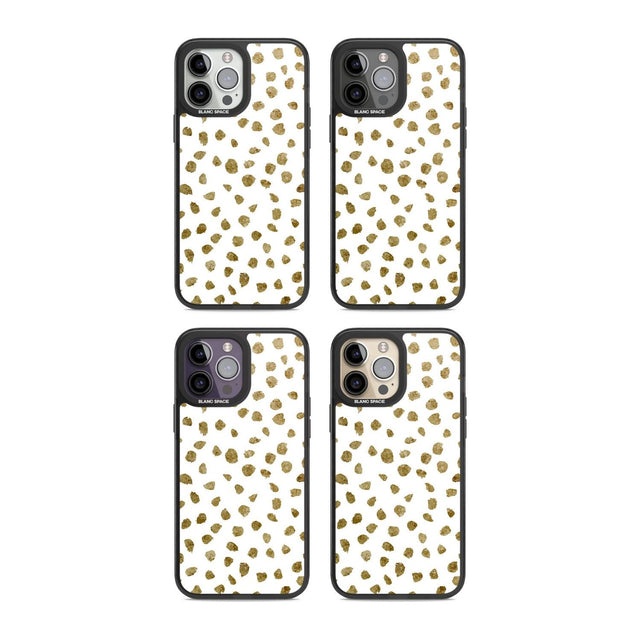 Gold Look on White Dalmatian Polka Dot Spots Phone Case iPhone 15 Pro Max / Black Impact Case,iPhone 15 Plus / Black Impact Case,iPhone 15 Pro / Black Impact Case,iPhone 15 / Black Impact Case,iPhone 15 Pro Max / Impact Case,iPhone 15 Plus / Impact Case,iPhone 15 Pro / Impact Case,iPhone 15 / Impact Case,iPhone 15 Pro Max / Magsafe Black Impact Case,iPhone 15 Plus / Magsafe Black Impact Case,iPhone 15 Pro / Magsafe Black Impact Case,iPhone 15 / Magsafe Black Impact Case,iPhone 14 Pro Max / Black Impact Case