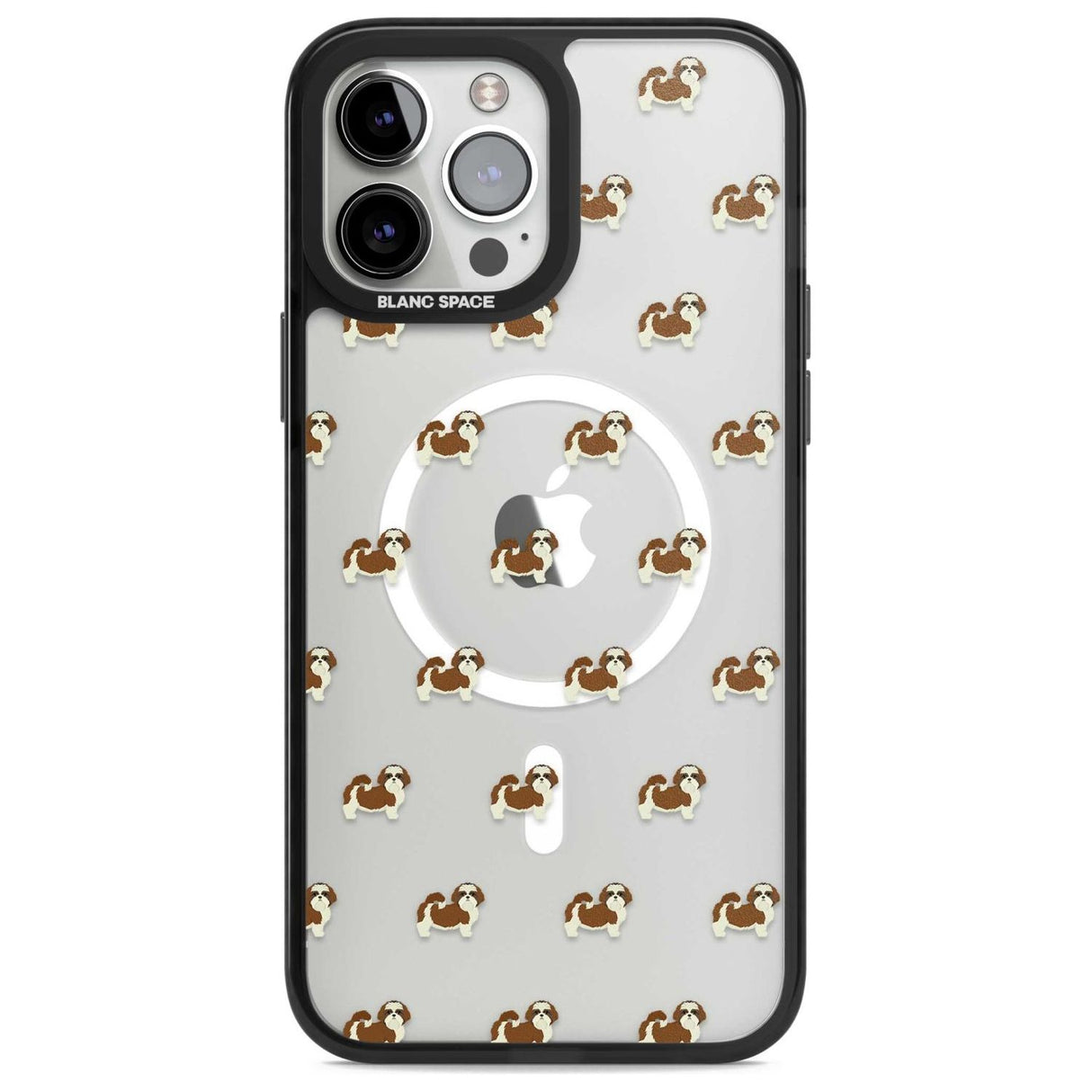 Shih Tzu Dog Pattern Clear