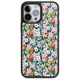 Jazzy Floral Mix: Solid Phone Case iPhone 13 Pro Max / Magsafe Black Impact Case Blanc Space