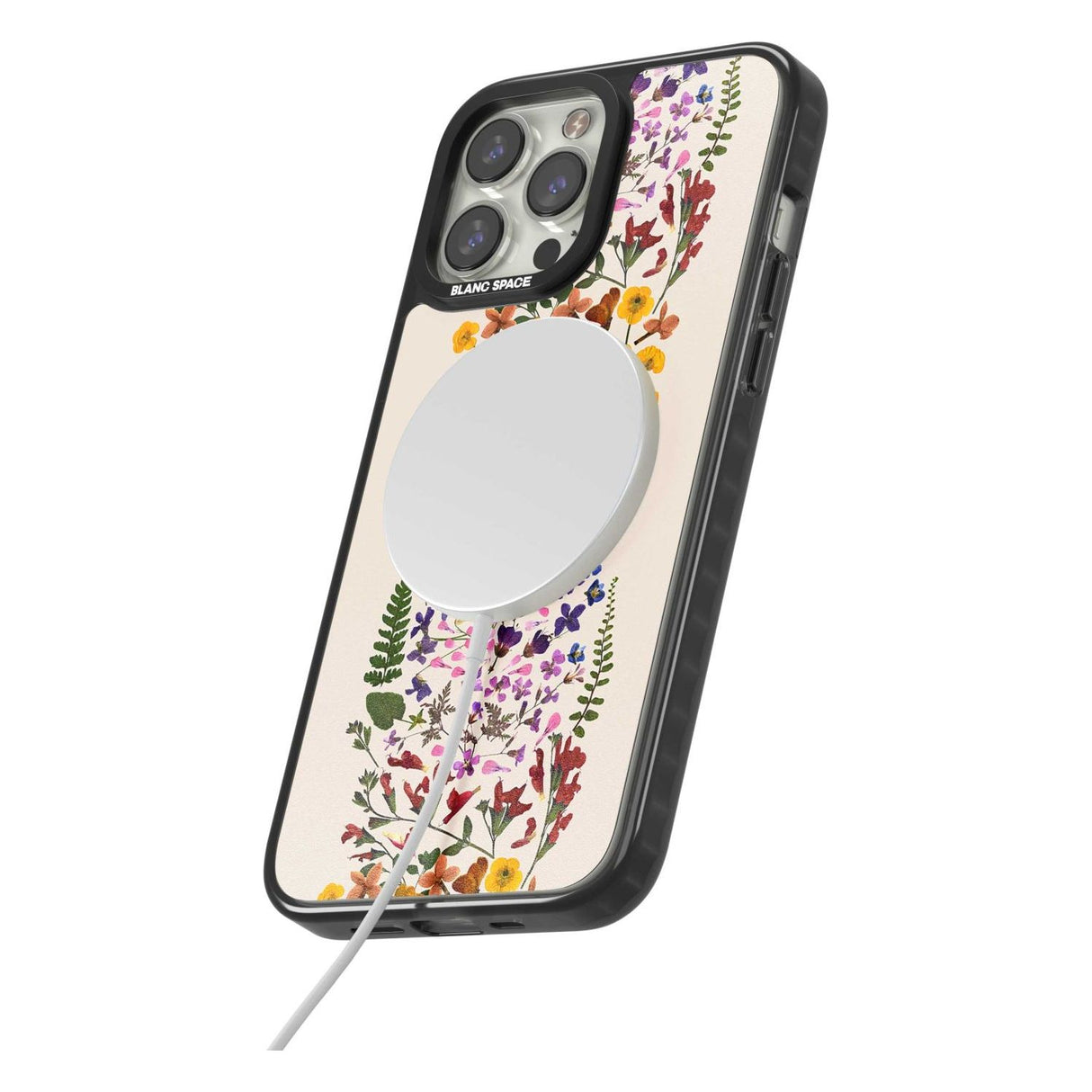 Wildflower Stripe Design - Cream