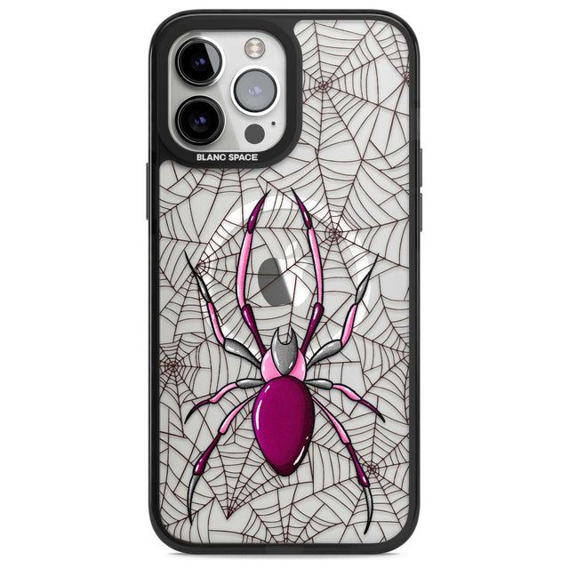 Arachnophobia Phone Case iPhone 13 Pro Max / Magsafe Black Impact Case Blanc Space