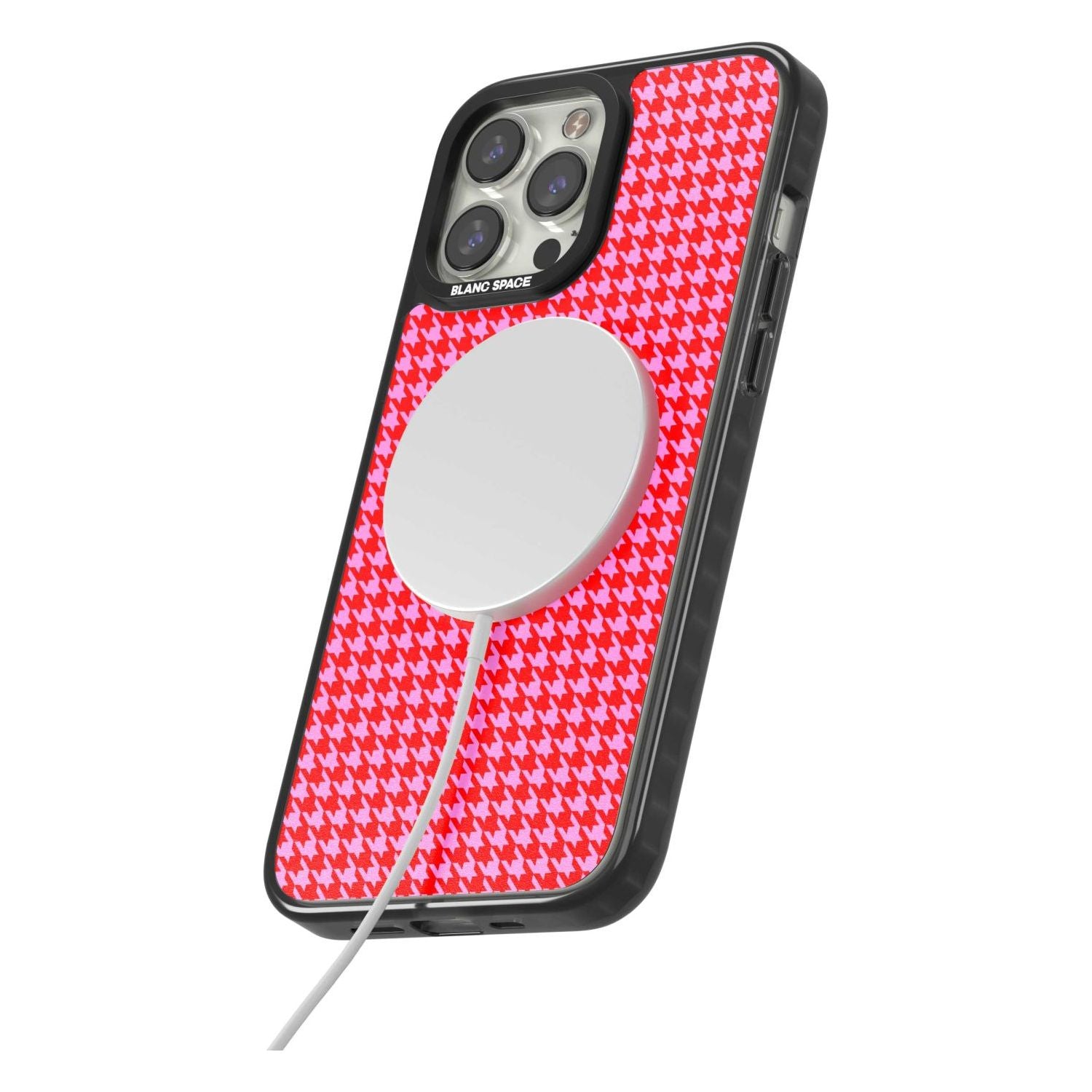 Neon Pink & Red Houndstooth Pattern Phone Case iPhone 15 Pro Max / Black Impact Case,iPhone 15 Plus / Black Impact Case,iPhone 15 Pro / Black Impact Case,iPhone 15 / Black Impact Case,iPhone 15 Pro Max / Impact Case,iPhone 15 Plus / Impact Case,iPhone 15 Pro / Impact Case,iPhone 15 / Impact Case,iPhone 15 Pro Max / Magsafe Black Impact Case,iPhone 15 Plus / Magsafe Black Impact Case,iPhone 15 Pro / Magsafe Black Impact Case,iPhone 15 / Magsafe Black Impact Case,iPhone 14 Pro Max / Black Impact Case,iPhone 1
