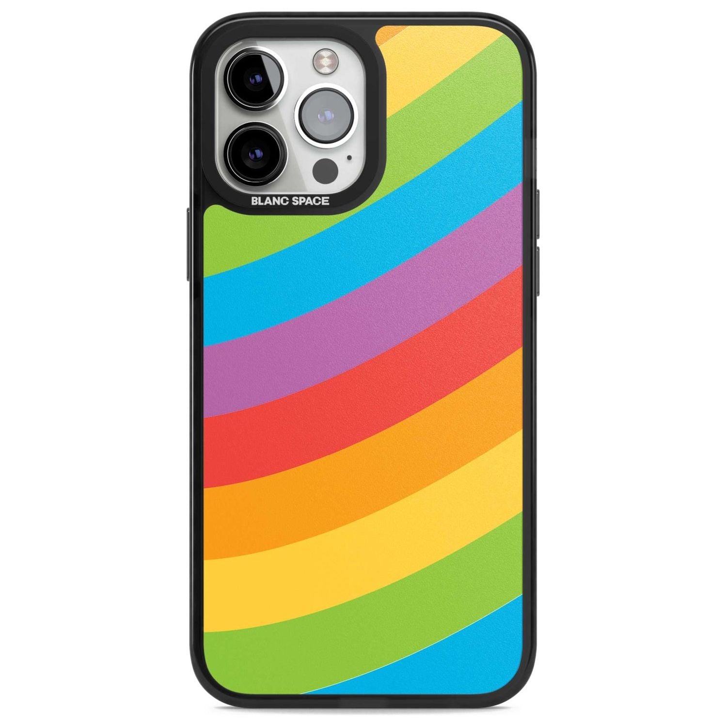 Lucky Rainbow Phone Case iPhone 13 Pro Max / Magsafe Black Impact Case Blanc Space