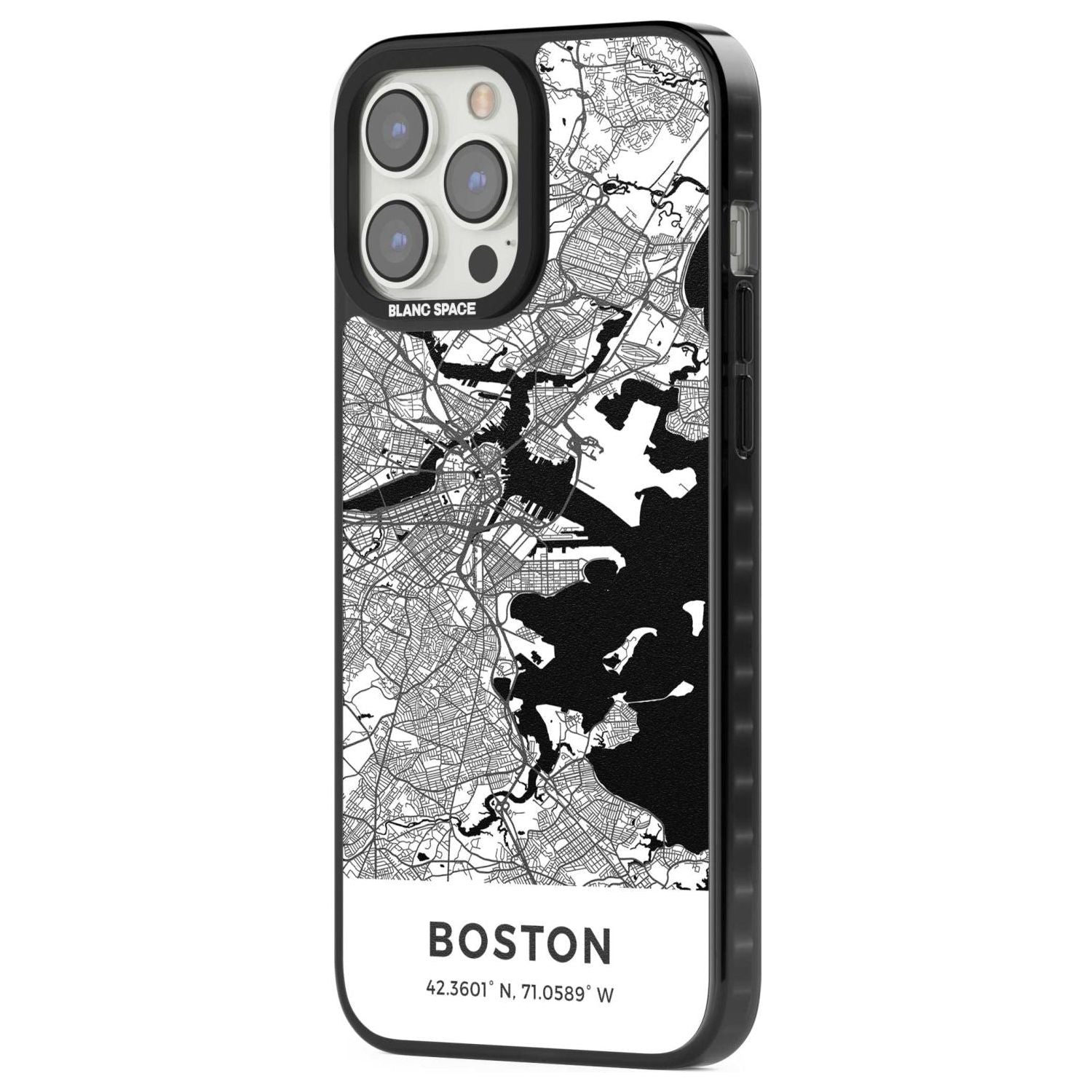 Map of Boston, Massachusetts