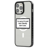 I Literally Don't Care Phone Case iPhone 15 Pro Max / Black Impact Case,iPhone 15 Plus / Black Impact Case,iPhone 15 Pro / Black Impact Case,iPhone 15 / Black Impact Case,iPhone 15 Pro Max / Impact Case,iPhone 15 Plus / Impact Case,iPhone 15 Pro / Impact Case,iPhone 15 / Impact Case,iPhone 15 Pro Max / Magsafe Black Impact Case,iPhone 15 Plus / Magsafe Black Impact Case,iPhone 15 Pro / Magsafe Black Impact Case,iPhone 15 / Magsafe Black Impact Case,iPhone 14 Pro Max / Black Impact Case,iPhone 14 Plus / Blac