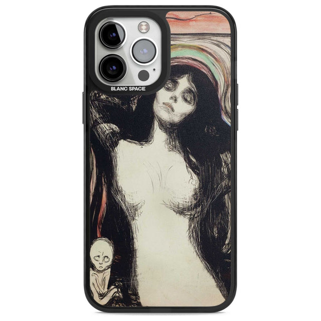 Madonna Phone Case iPhone 13 Pro Max / Magsafe Black Impact Case Blanc Space