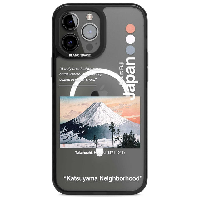 Katsuyama Neighborhood Phone Case iPhone 13 Pro Max / Magsafe Black Impact Case Blanc Space