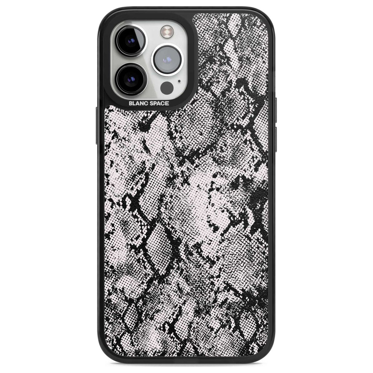 Pastel Snakeskin - Grey Phone Case iPhone 13 Pro Max / Magsafe Black Impact Case Blanc Space
