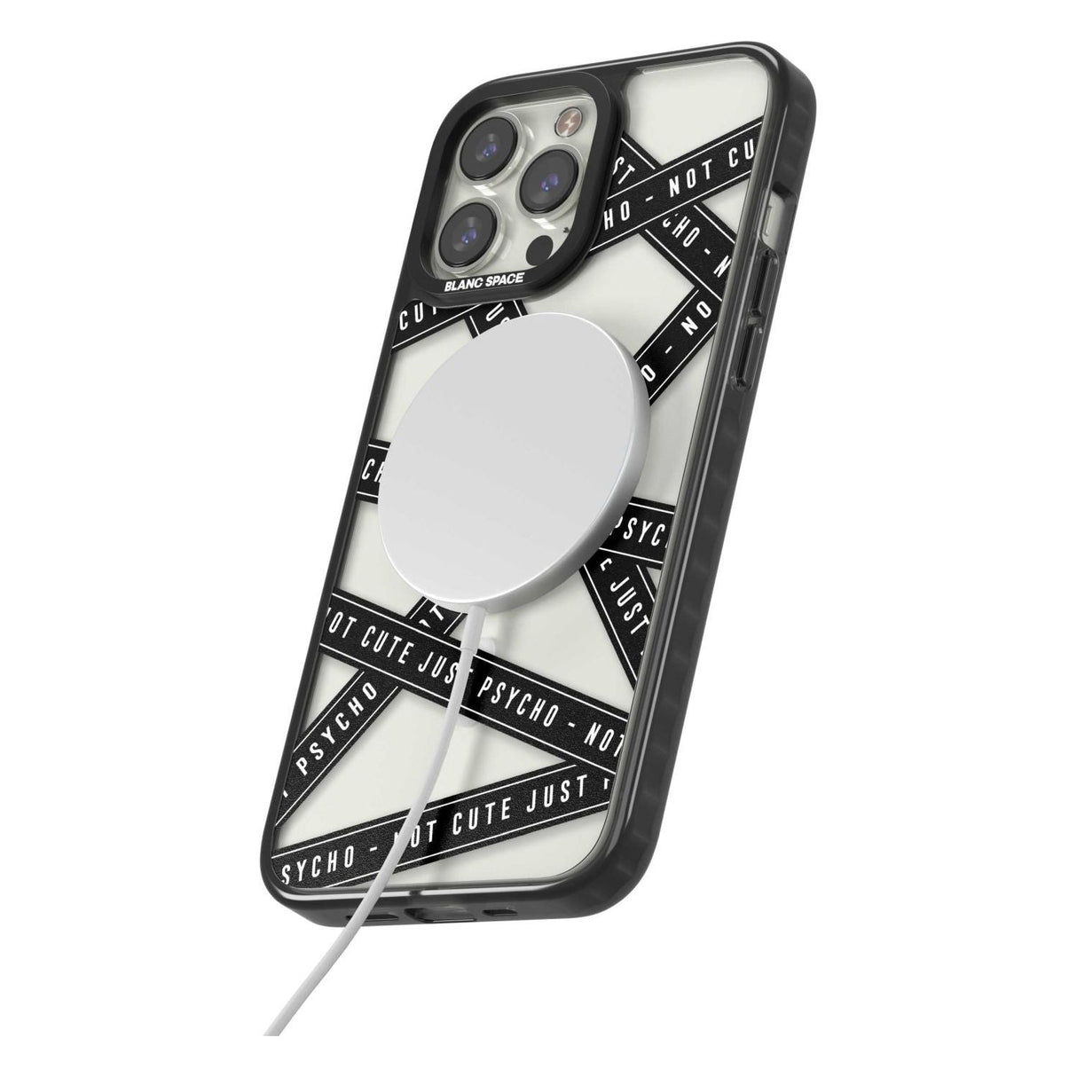 Caution Tape (Clear) Not Cute Just Psycho Phone Case iPhone 15 Pro Max / Black Impact Case,iPhone 15 Plus / Black Impact Case,iPhone 15 Pro / Black Impact Case,iPhone 15 / Black Impact Case,iPhone 15 Pro Max / Impact Case,iPhone 15 Plus / Impact Case,iPhone 15 Pro / Impact Case,iPhone 15 / Impact Case,iPhone 15 Pro Max / Magsafe Black Impact Case,iPhone 15 Plus / Magsafe Black Impact Case,iPhone 15 Pro / Magsafe Black Impact Case,iPhone 15 / Magsafe Black Impact Case,iPhone 14 Pro Max / Black Impact Case,iP