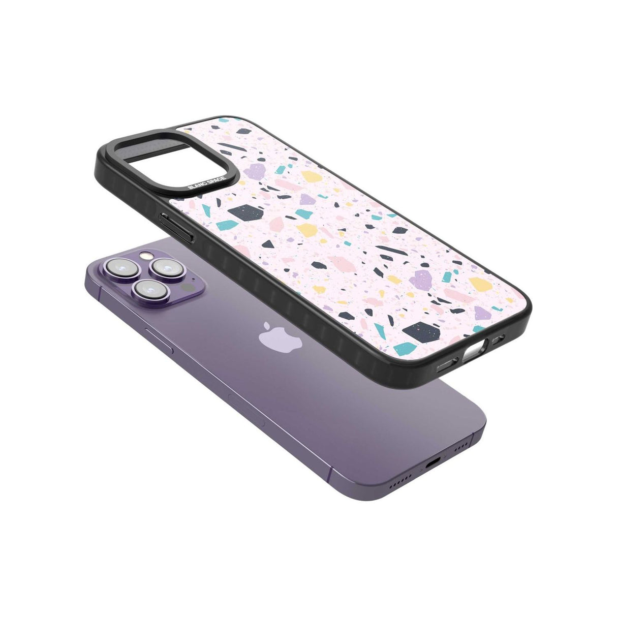 Pink, Purple & Turquoise Terrazzo Pattern