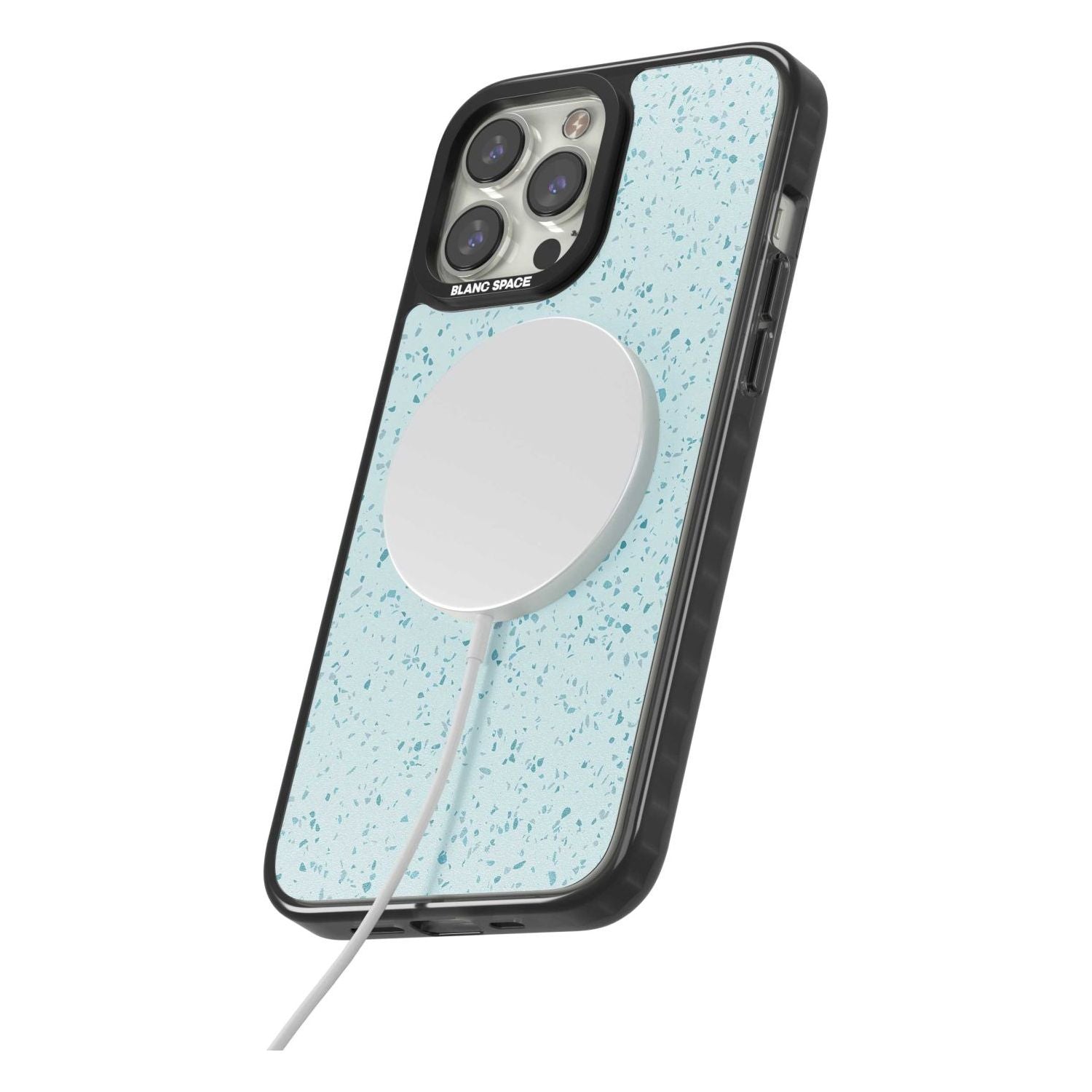 Light Blue Terrazzo Pattern