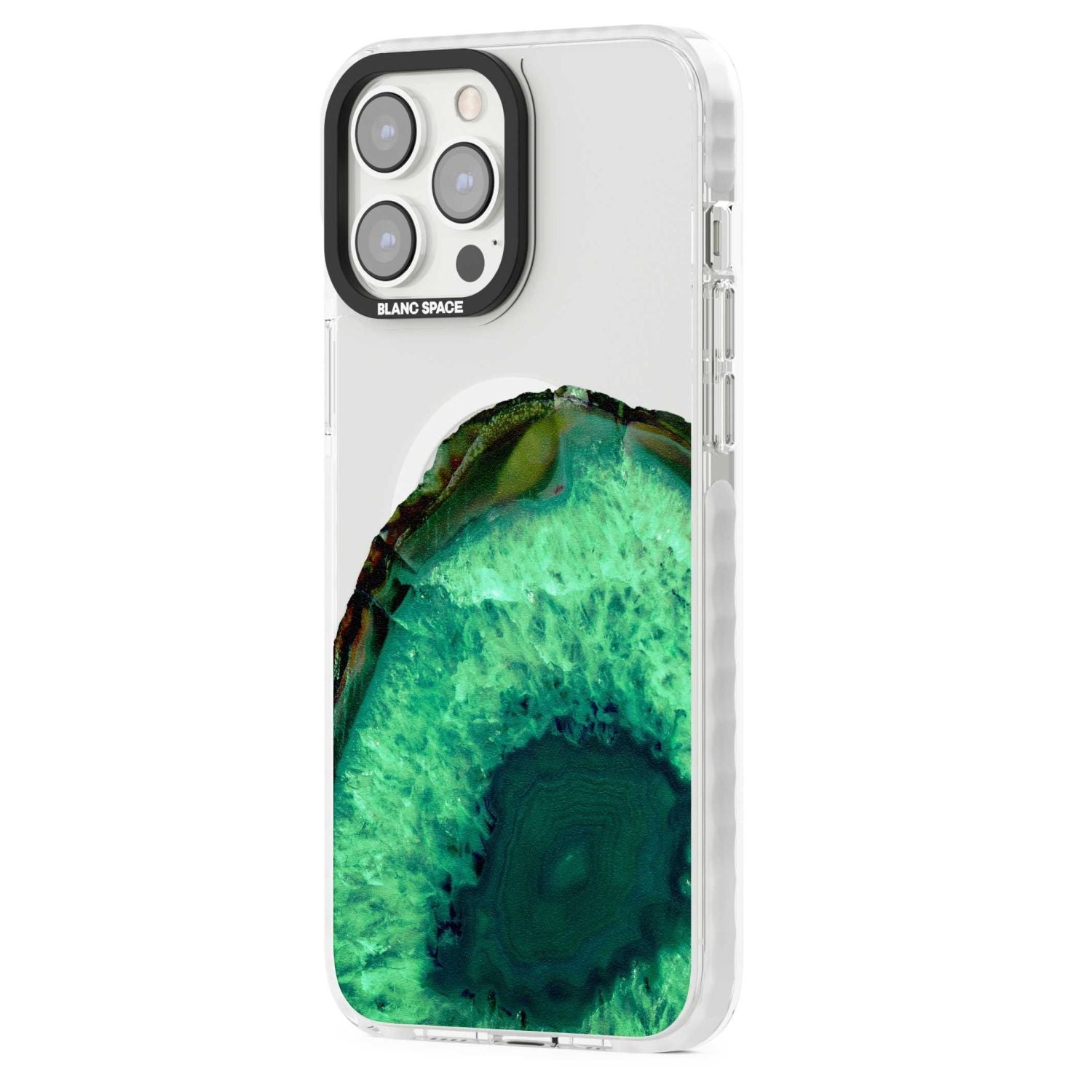 Emerald Green Gemstone Crystal Clear Design