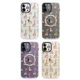 Cute Giraffe Pattern Clear