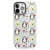 Cute Penguin Pattern Clear