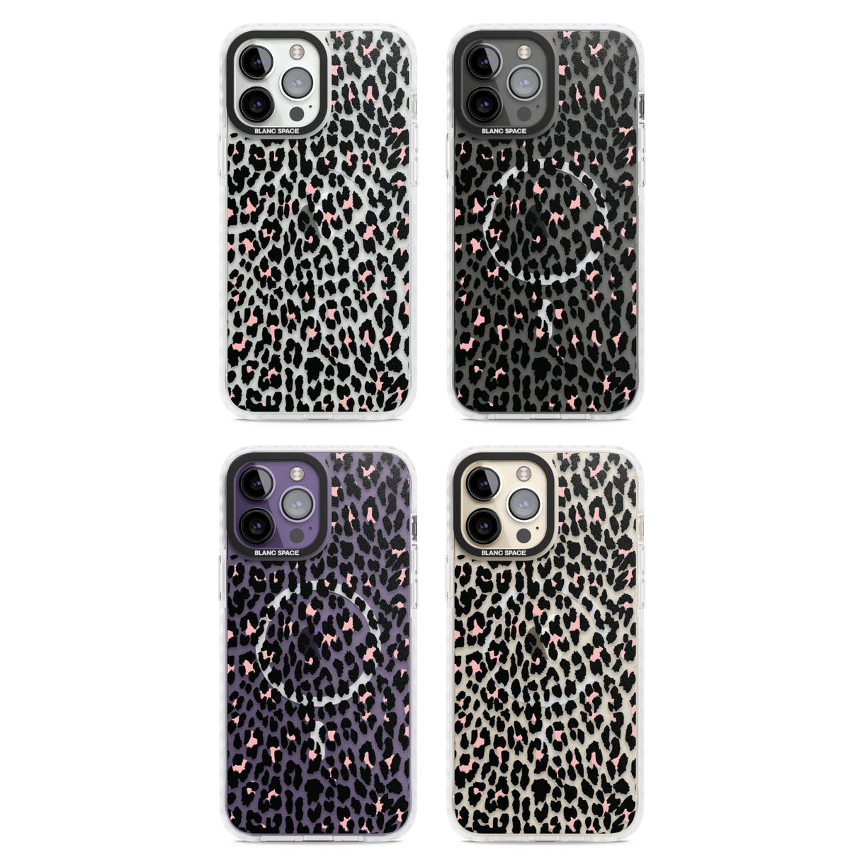 Light Pink Leopard Print - Transparent