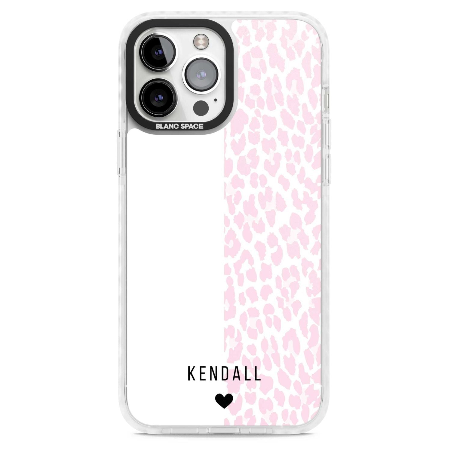 Personalised Pink & White Leopard Spots