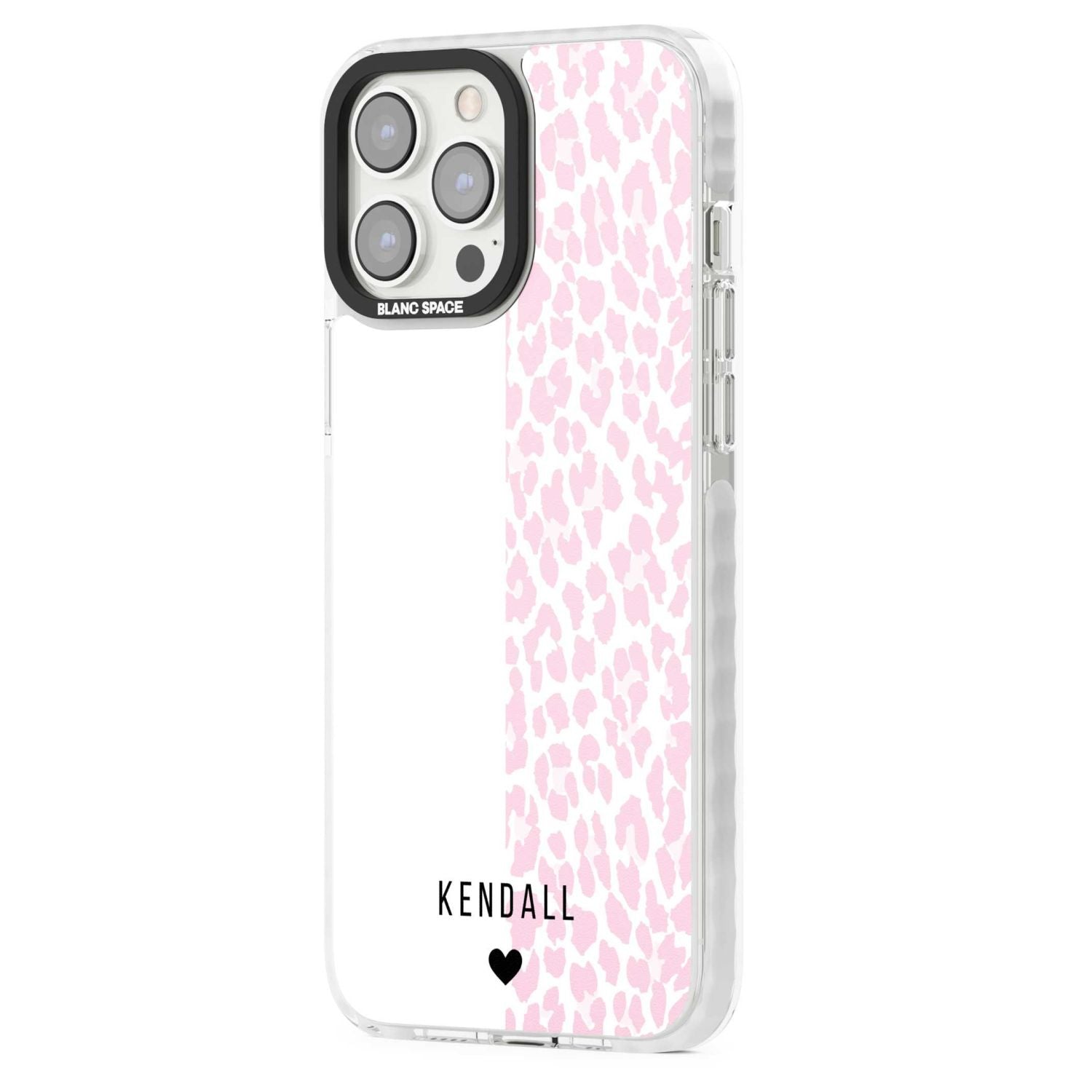 Personalised Pink & White Leopard Spots