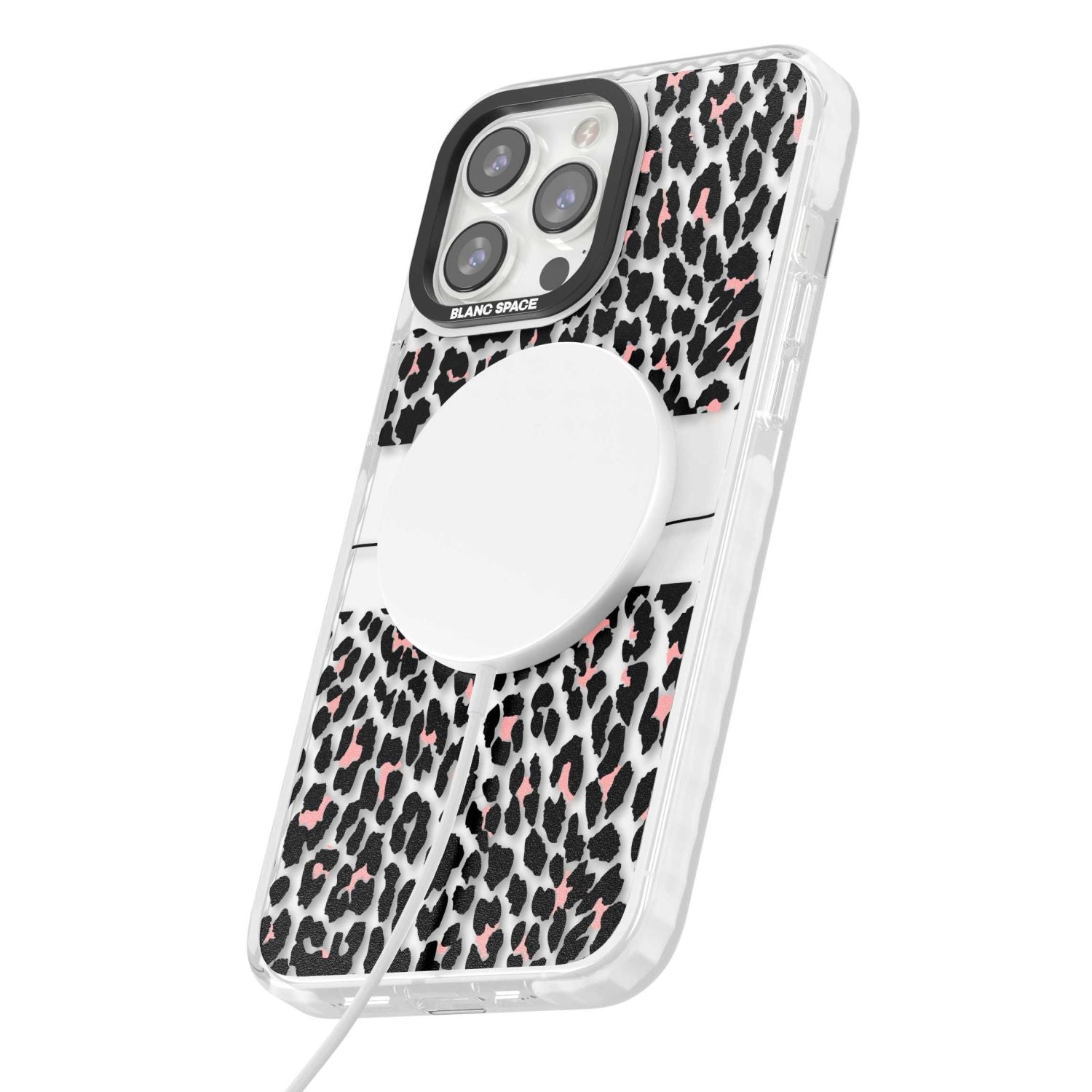 Personalised Pink & Cursive Leopard Spots