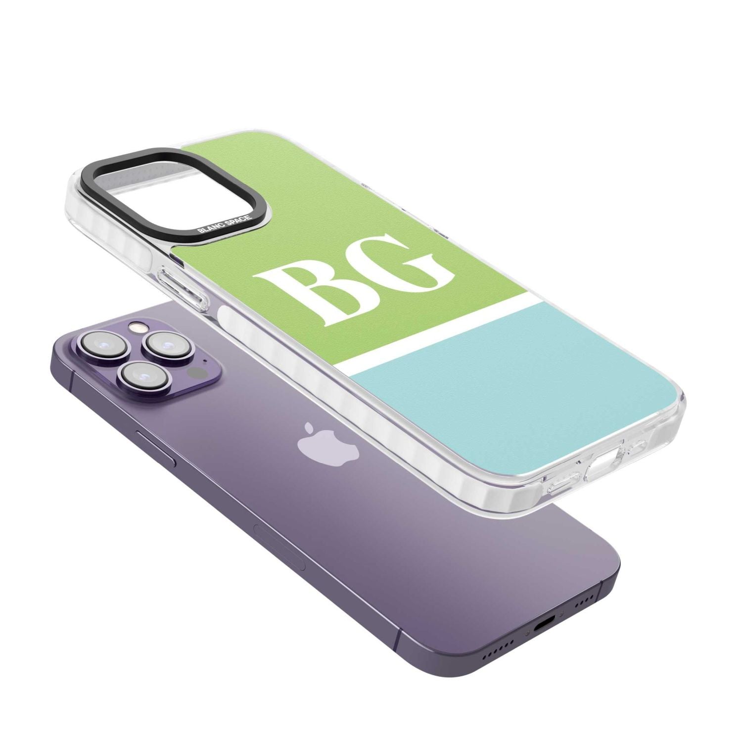Personalised Colorblock: Green & Turquoise